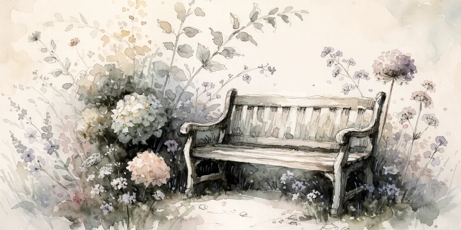 A personalized sympathy card showing a gentle illustrated scene meaningful to the person remembered