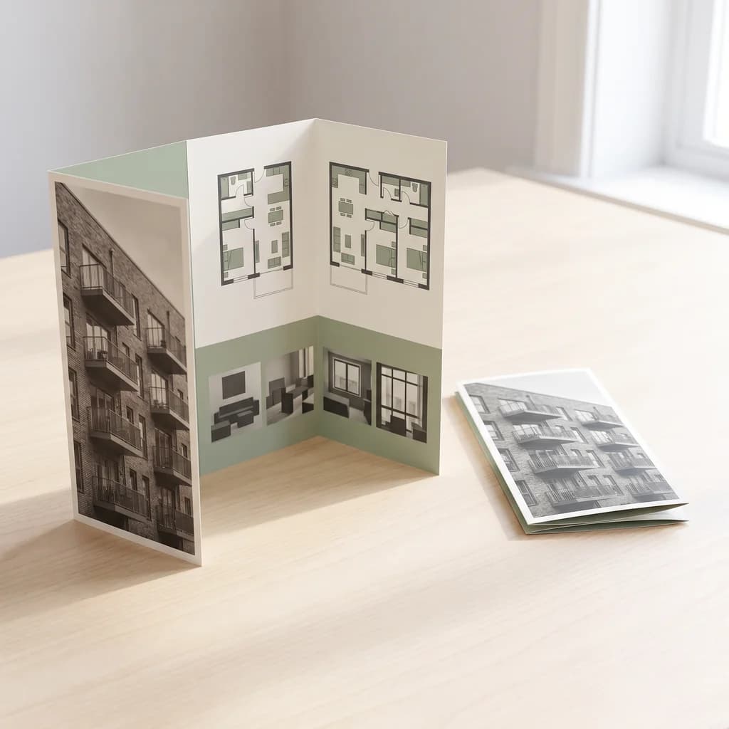 Apartment and listing brochure design