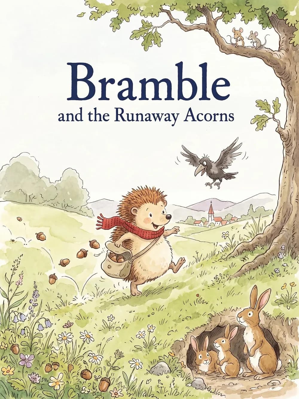 Bramble and the Runaway Acorns — A warm autumn tale about giving